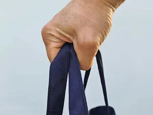 Auduma maisiņš - tumši zils