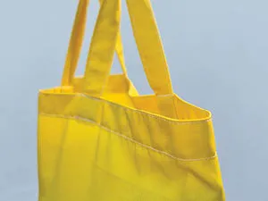 Auduma maisiņš - dzeltens